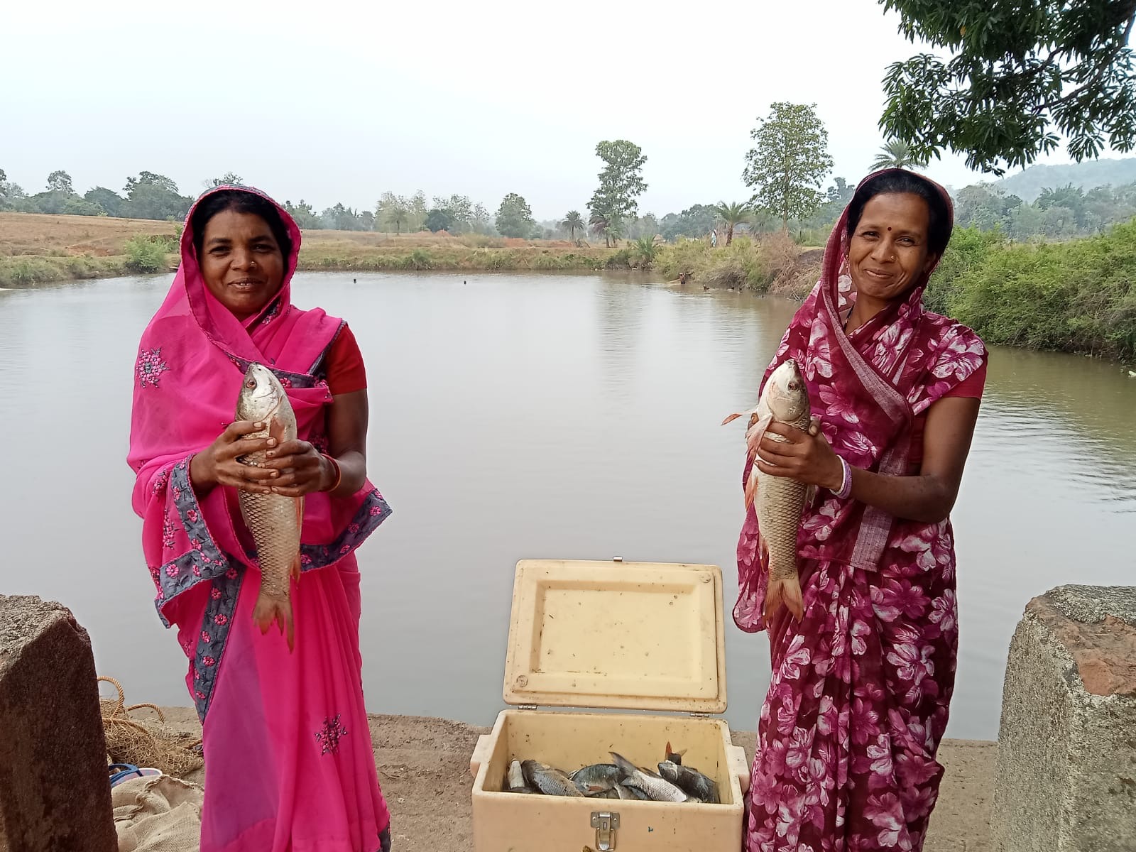 तालाब बना आजीविका का आधा,मछली पालन से सशक्त हुईं महिलाएं*